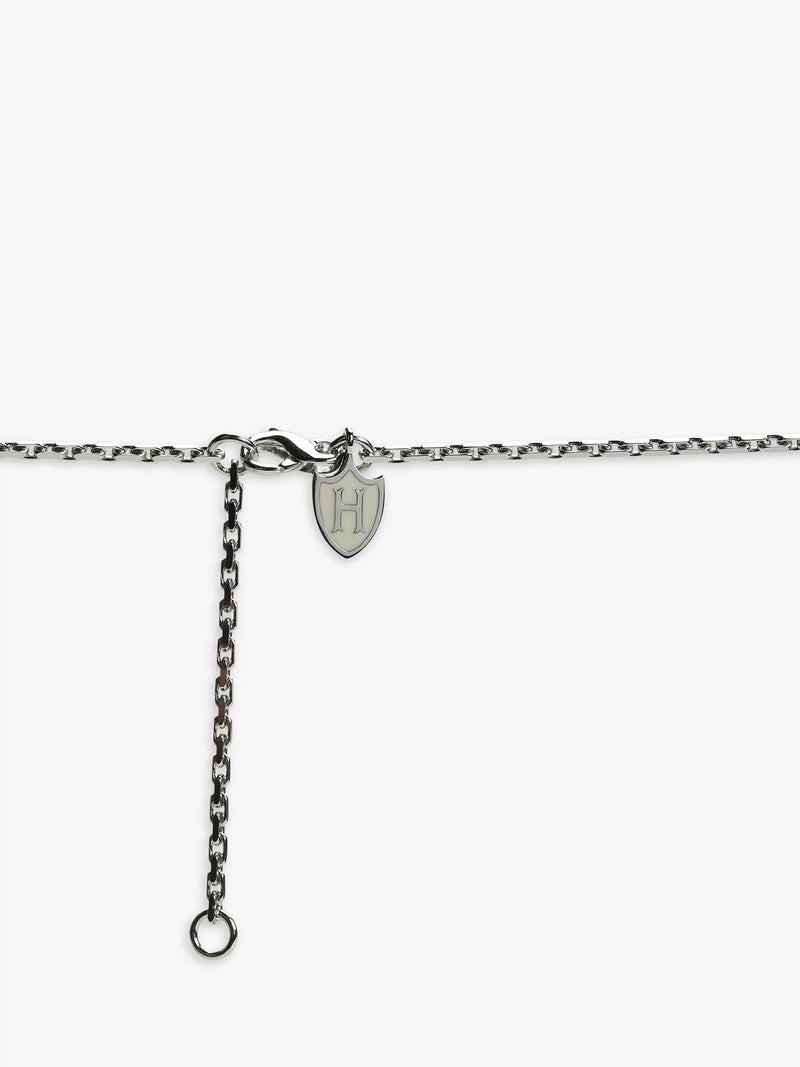Hoxton London cross pendant necklace crocodile pattern sterling silver (British brand)