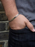 Hoxton London cross link sapphire bracelet, imported from the UK
