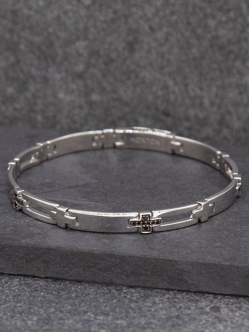 Hoxton London cross link sapphire bracelet, imported from the UK