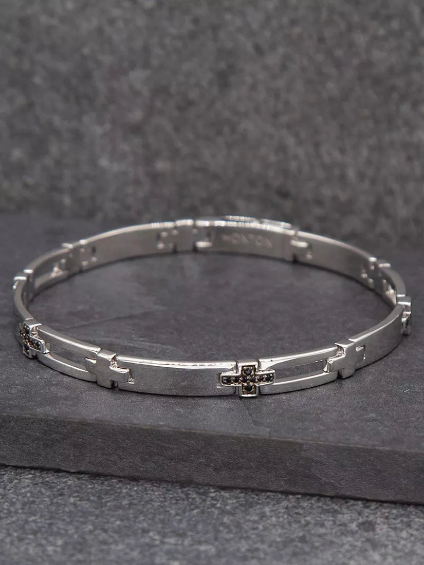 Hoxton London cross link sapphire bracelet, imported from the UK