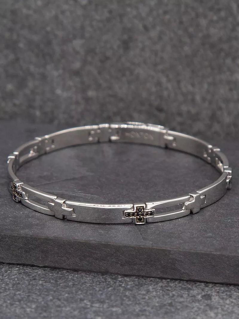 Hoxton London cross link sapphire bracelet, imported from the UK