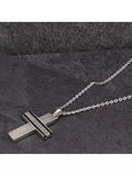 Hoxton London cross pendant necklace silver - British product