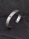 Hoxton London sterling silver crocodile cuff bangle (British brand)