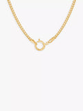 IBB 9ct gold diamond cut curb chain 51cm (British brand)