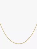 IBB 9ct gold diamond cut curb chain 51cm (British brand)
