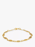 IBB filigree oval chain bracelet 18cm, UK version