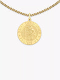 IBB 9ct gold St Christopher pendant necklace 51cm chain (British brand)
