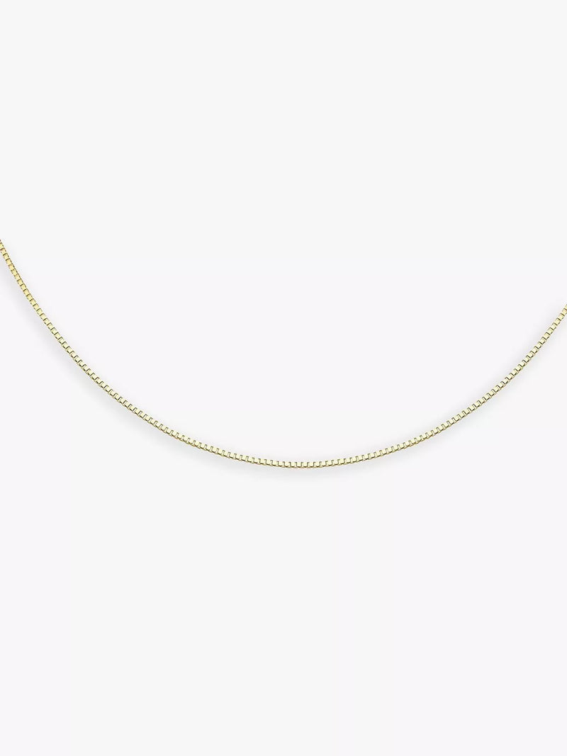 IBB 18ct gold heart slide necklace 56cm chain, imported from the UK