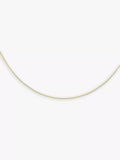 IBB 18ct gold heart slide necklace 56cm chain, imported from the UK