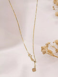 IBB 18ct gold heart slide necklace 56cm chain, imported from the UK