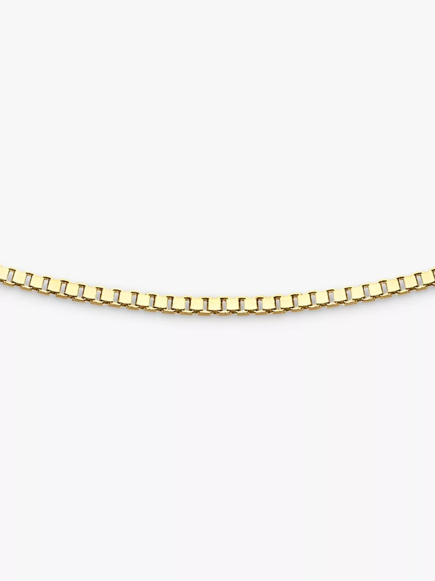 IBB 18ct gold heart slide necklace 56cm chain, imported from the UK