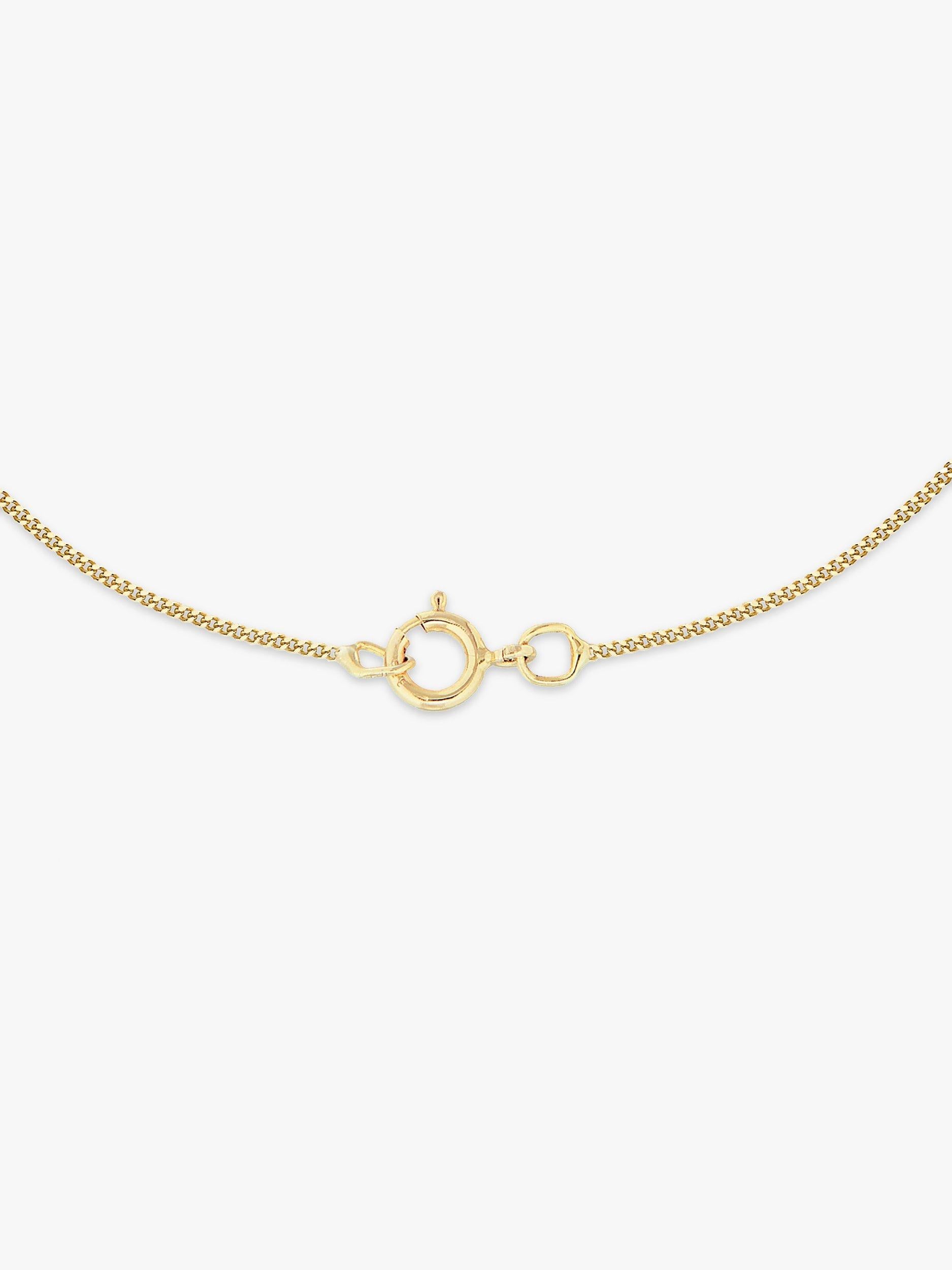 IBB gold cross pendant necklace 9ct, imported from the UK