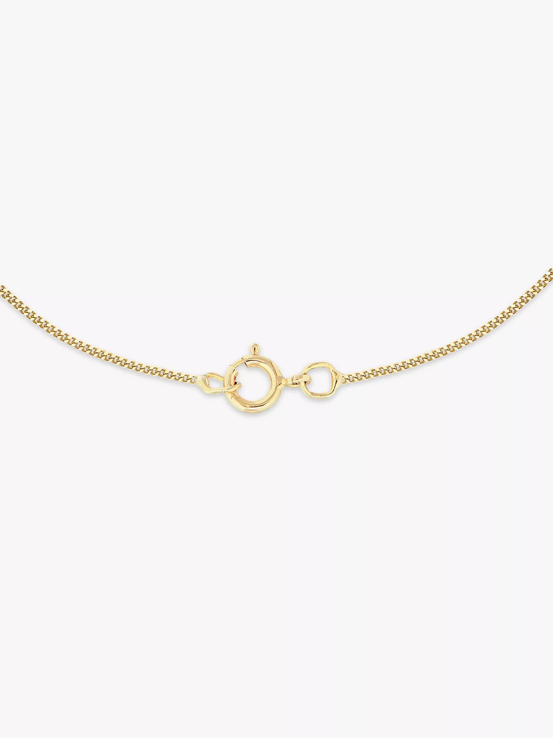 IBB gold cross pendant necklace 9ct, imported from the UK