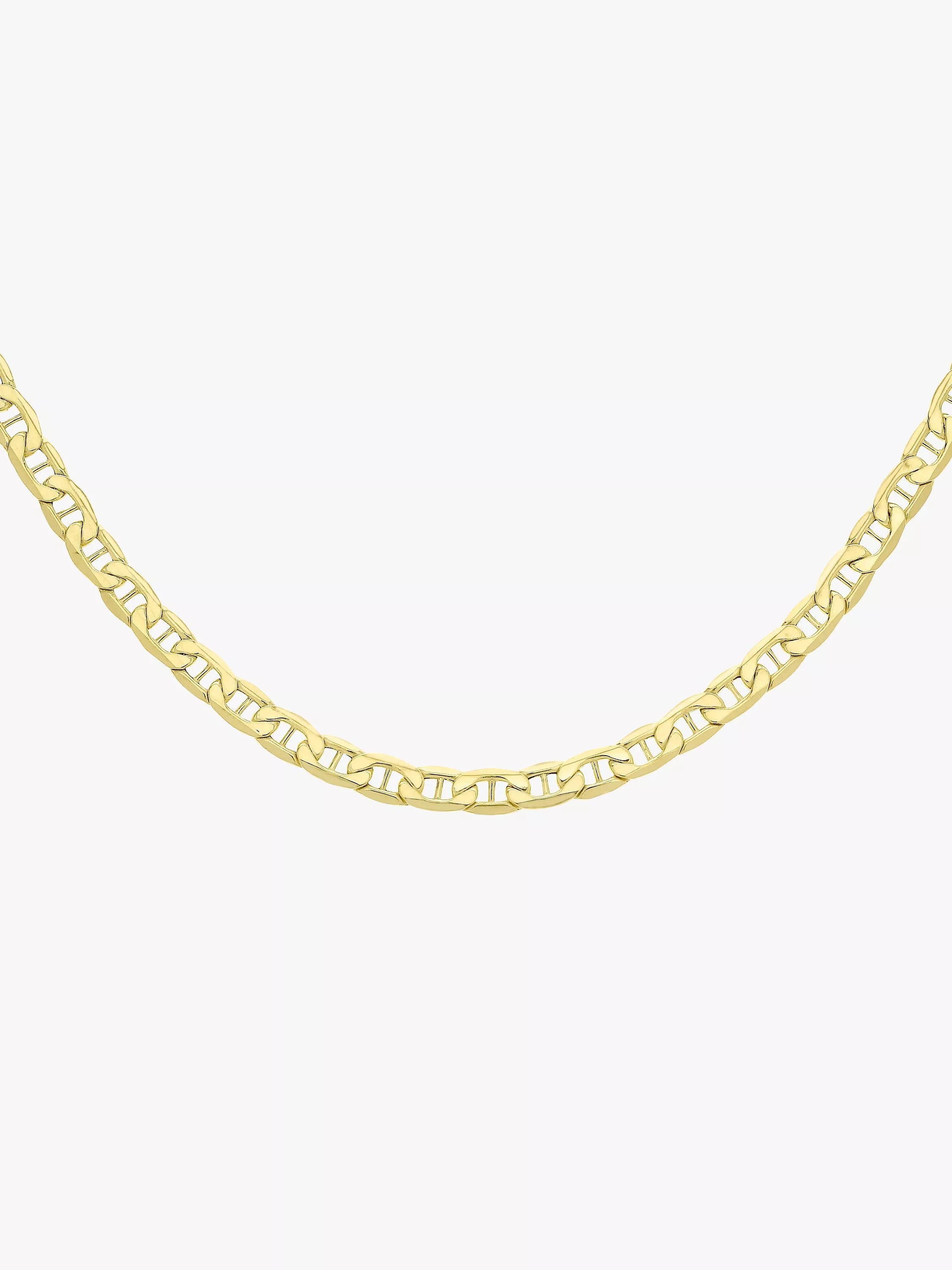 IBB 9ct gold Rambo chain necklace 51cm, imported from the UK