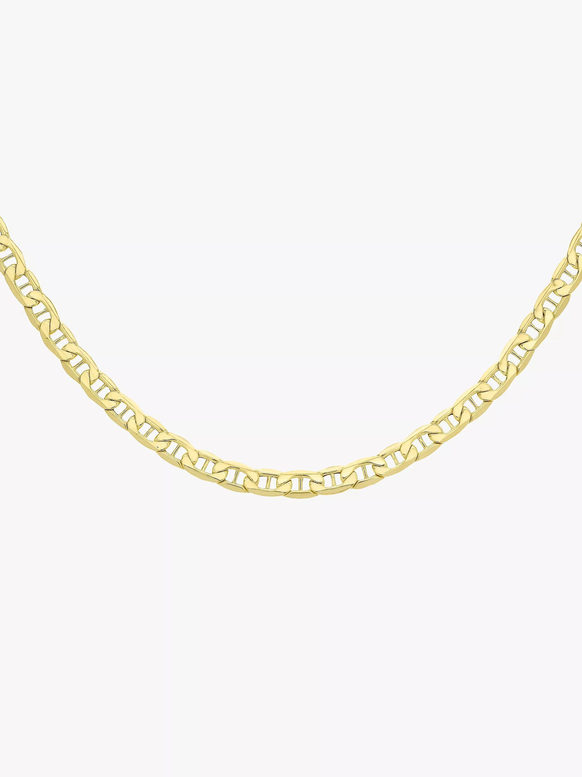 IBB 9ct gold Rambo chain necklace 51cm, imported from the UK