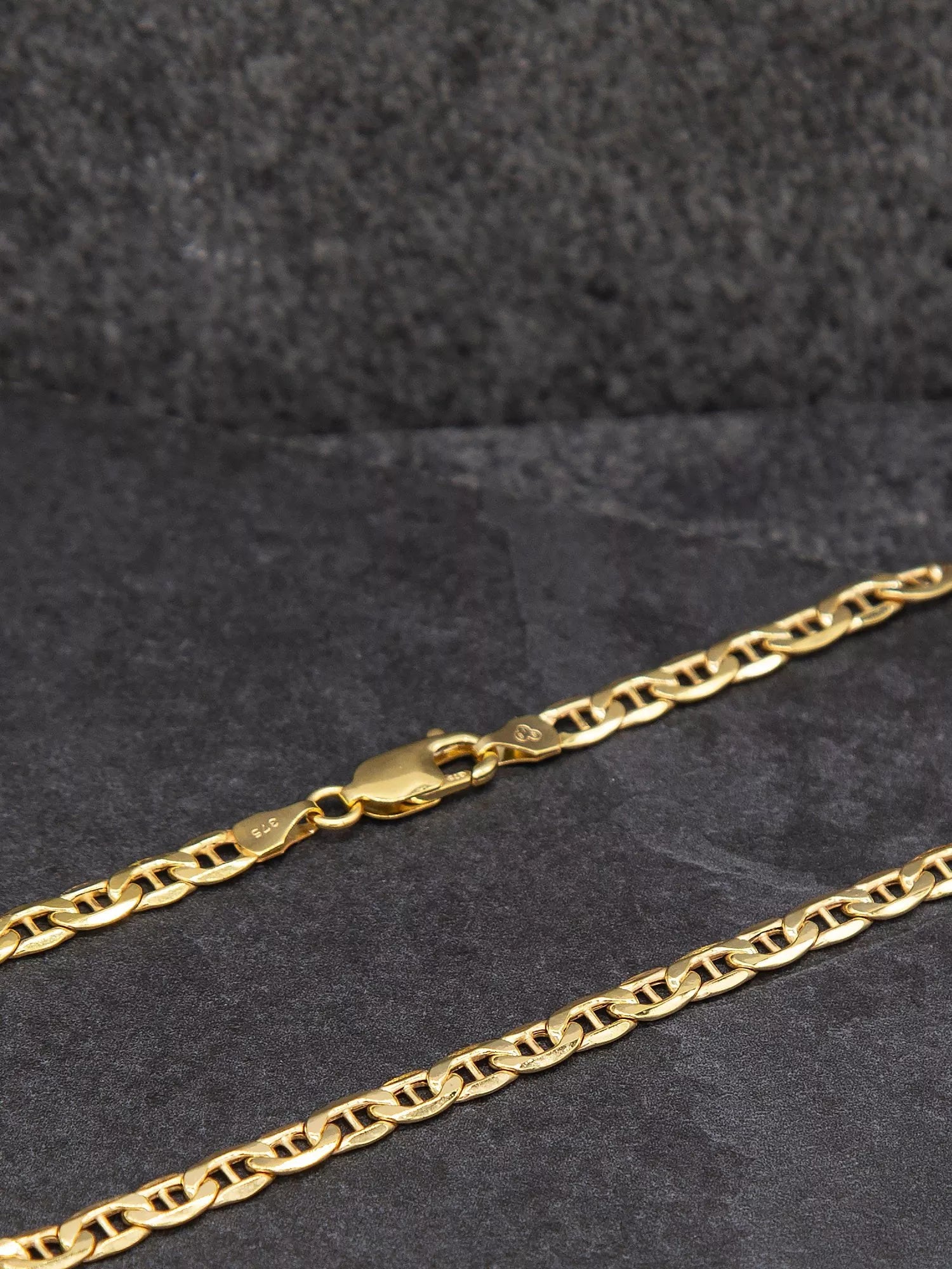 IBB 9ct gold Rambo chain necklace 51cm, imported from the UK
