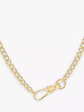 IBB gold chain necklace t-bar pendant 46cm, imported from the UK