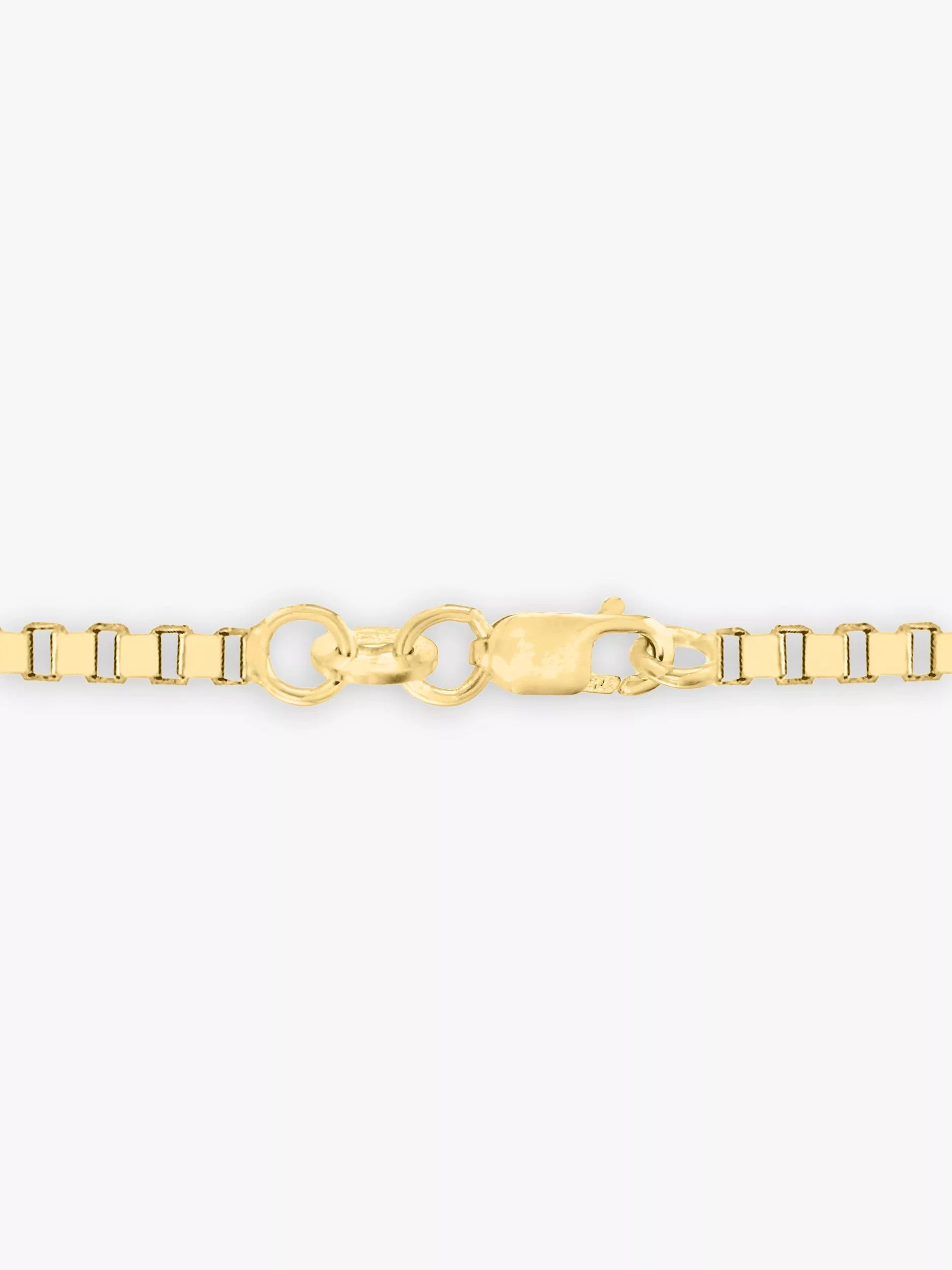 IBB 9ct gold Venetian box chain necklace - British product