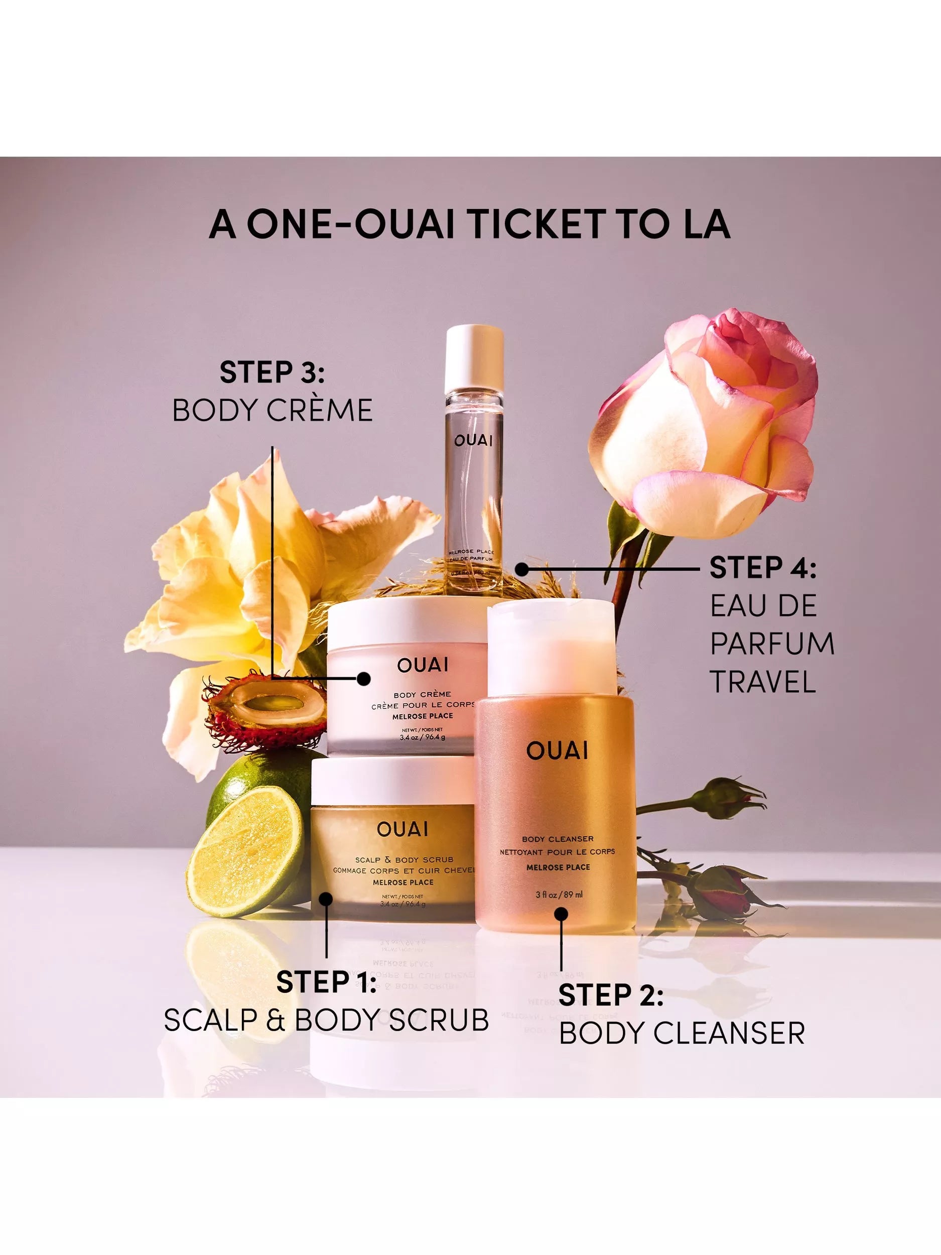 OUAI Melrose Place body cream 212g, UK version
