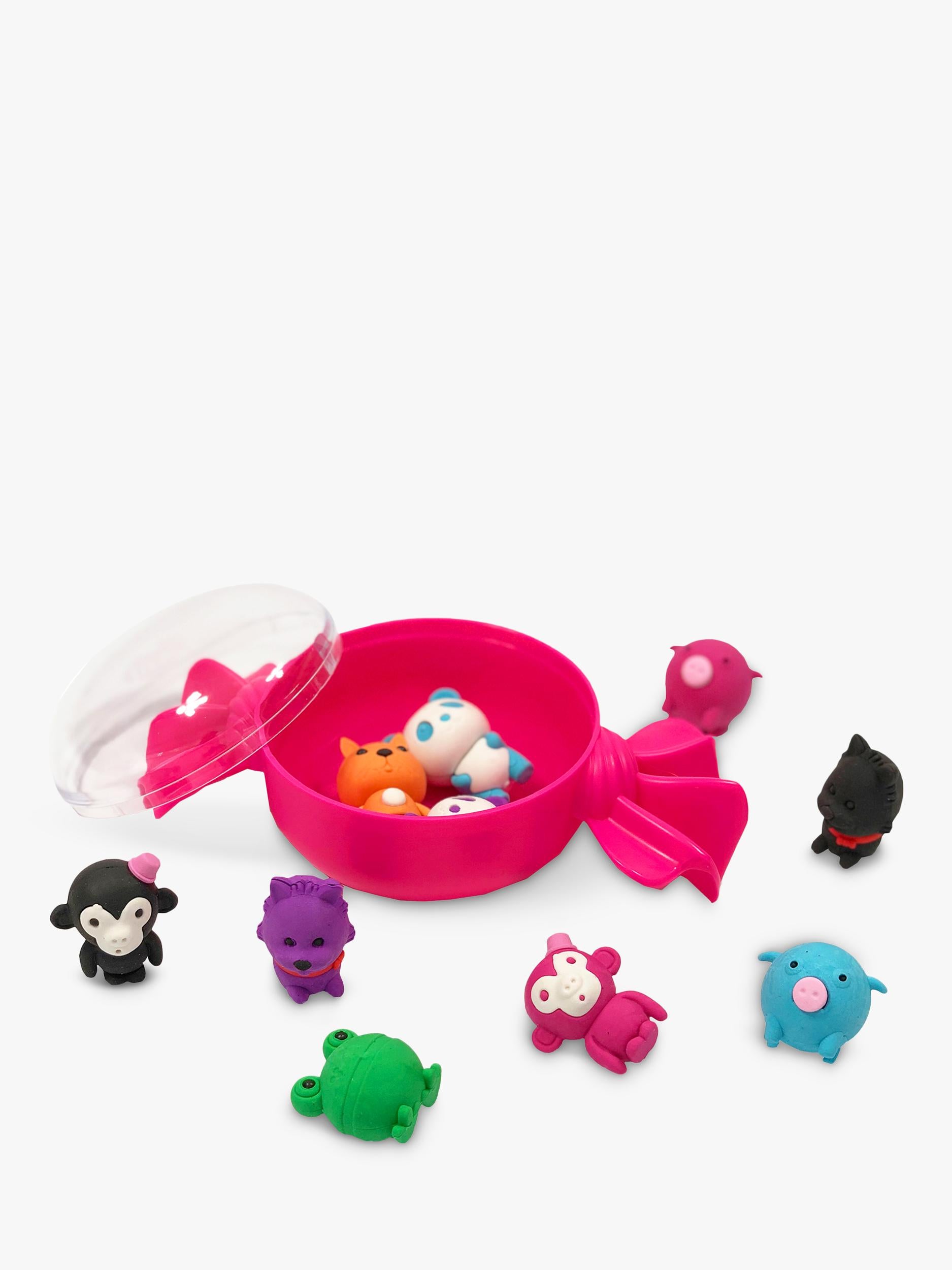 Tinc animal eraser tub 10 erasers, UK version