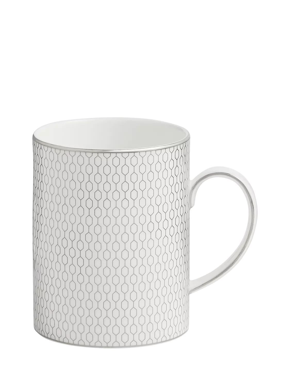 Wedgwood Gio Platinum fine bone china mug 380ml, UK version