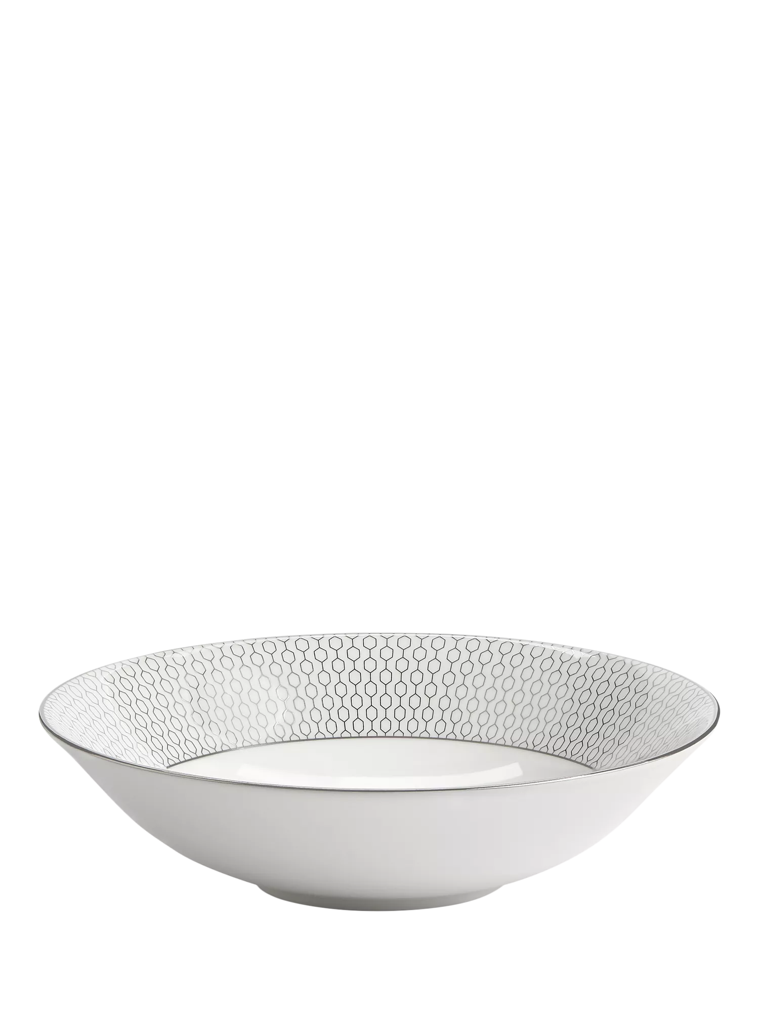Wedgwood Gio Platinum cereal bowl 19.5cm (British brand)