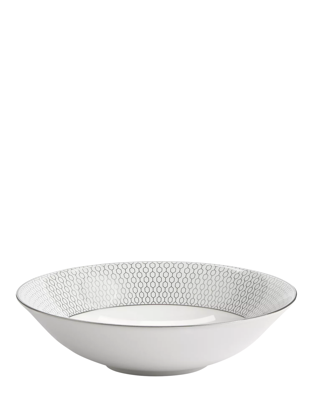 Wedgwood Gio Platinum cereal bowl 19.5cm (British brand)