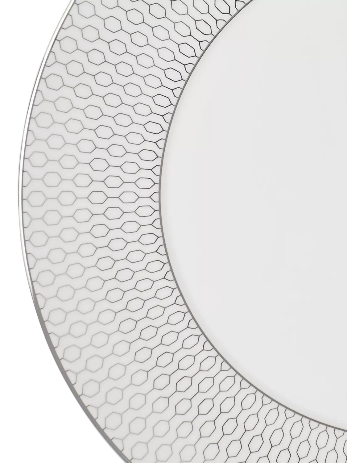 Wedgwood Gio Platinum fine bone china side plate 20.6cm - British product