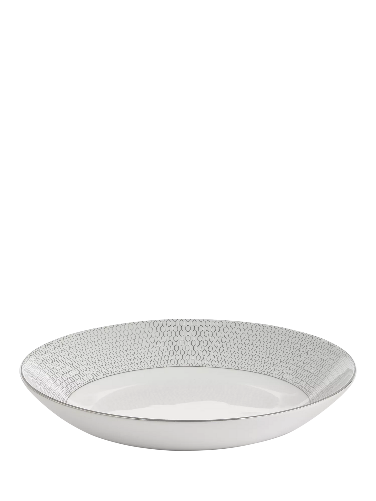 Wedgwood Gio Platinum pasta bowl 24.5cm - British product