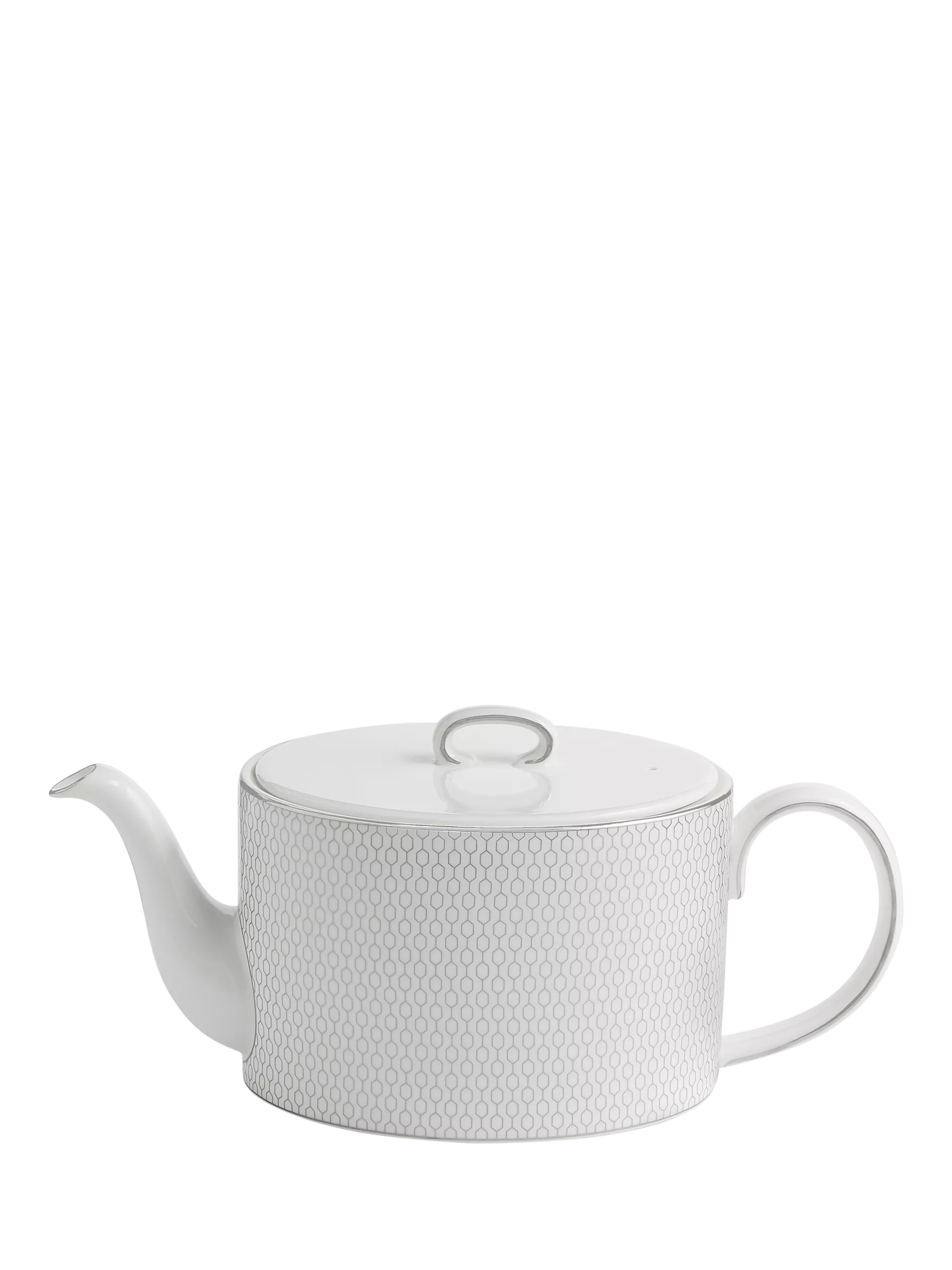 Wedgwood Gio Platinum fine bone china teapot 1L (British brand)