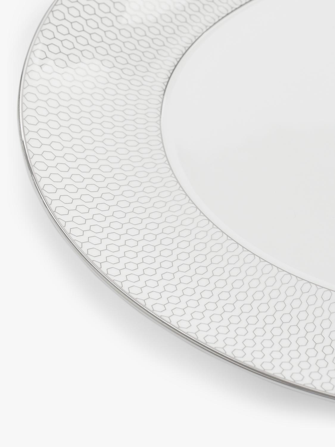 Wedgwood Gio Platinum fine bone china oval platter 33cm, UK version