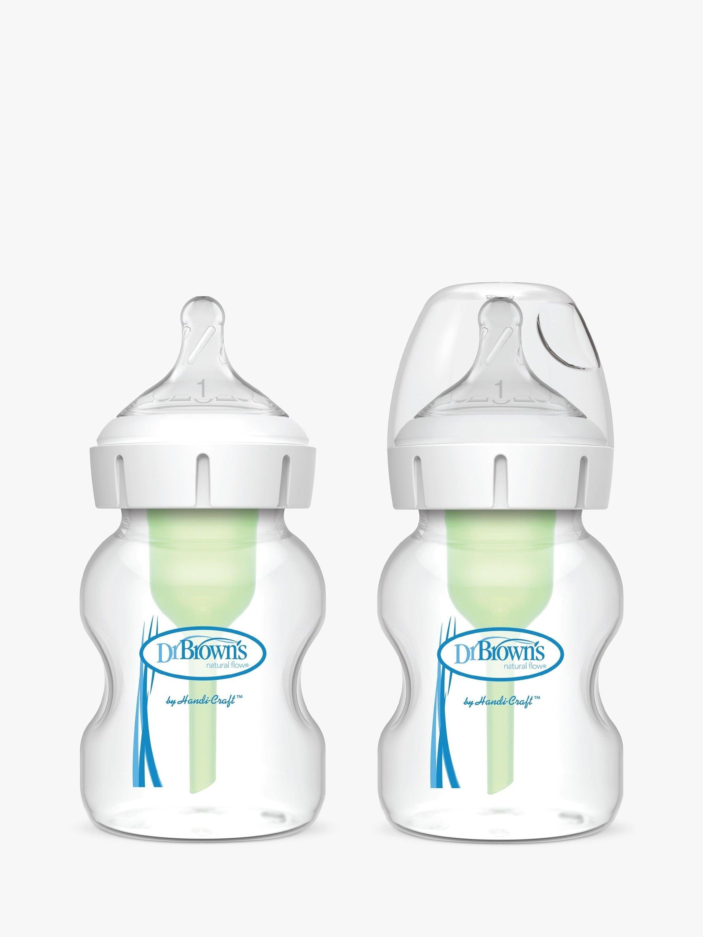 Dr Brown's Anti-Colic Baby Bottle 150ml pack of 2 - British product