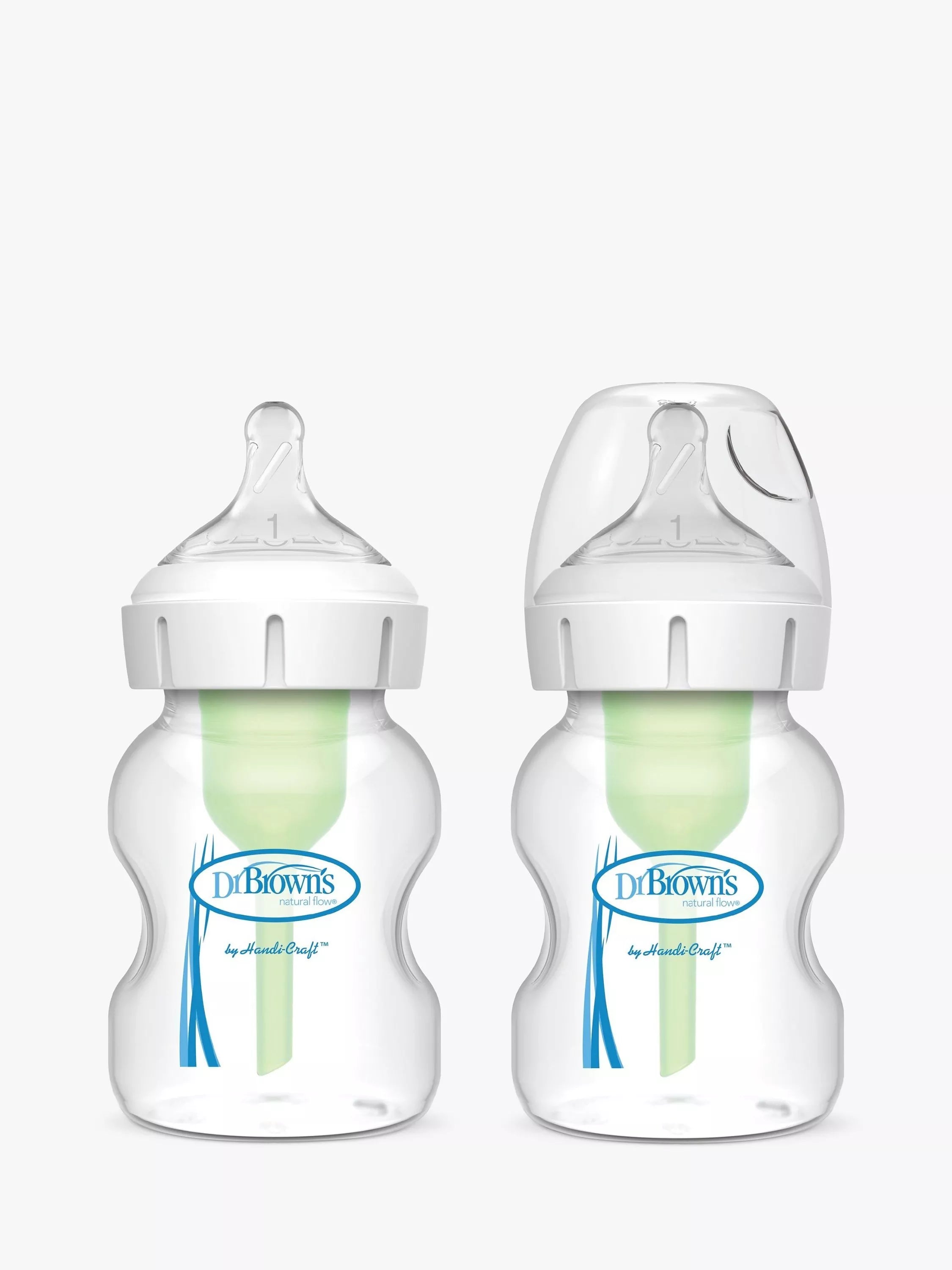 Dr Brown's Anti-Colic Baby Bottle 150ml pack of 2 - British product