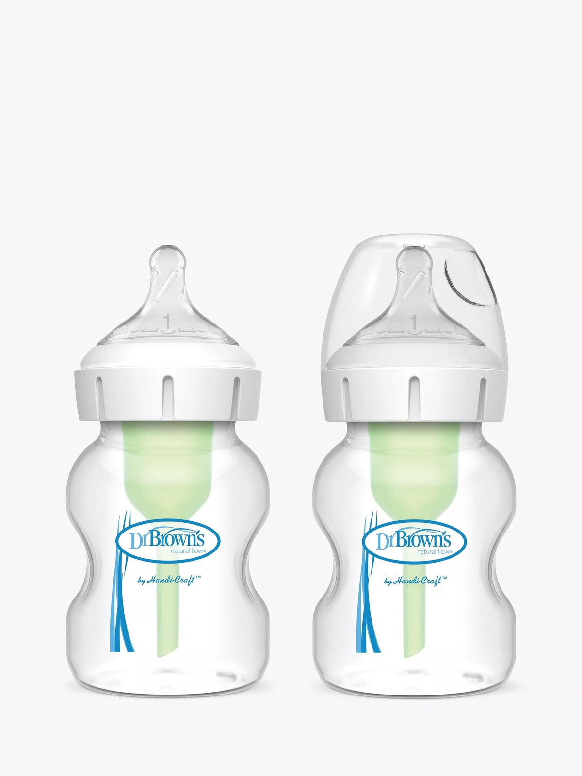 Dr Brown's Anti-Colic Baby Bottle 150ml pack of 2 - British product