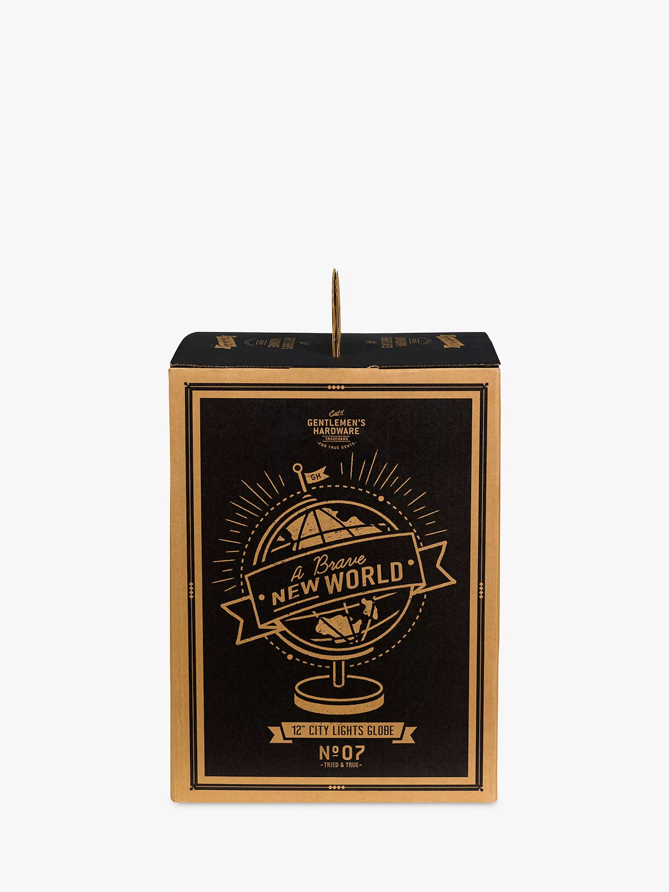 Gentlemen's Hardware night time lights globe on stand, imported from the UK