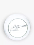 Bar Bespoke clear glass tumbler with shark inside, 500ml - British product