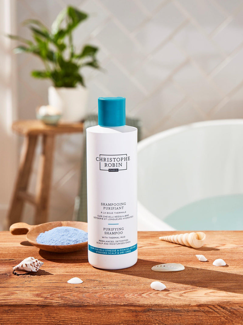Christophe Robin Purifying Shampoo with Thermal Mud 250ml - British product