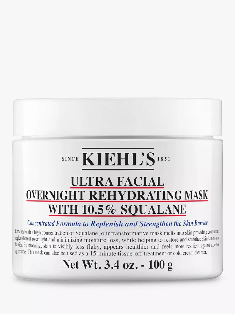 Kiehl's overnight rehydrating mask 100g (British brand)