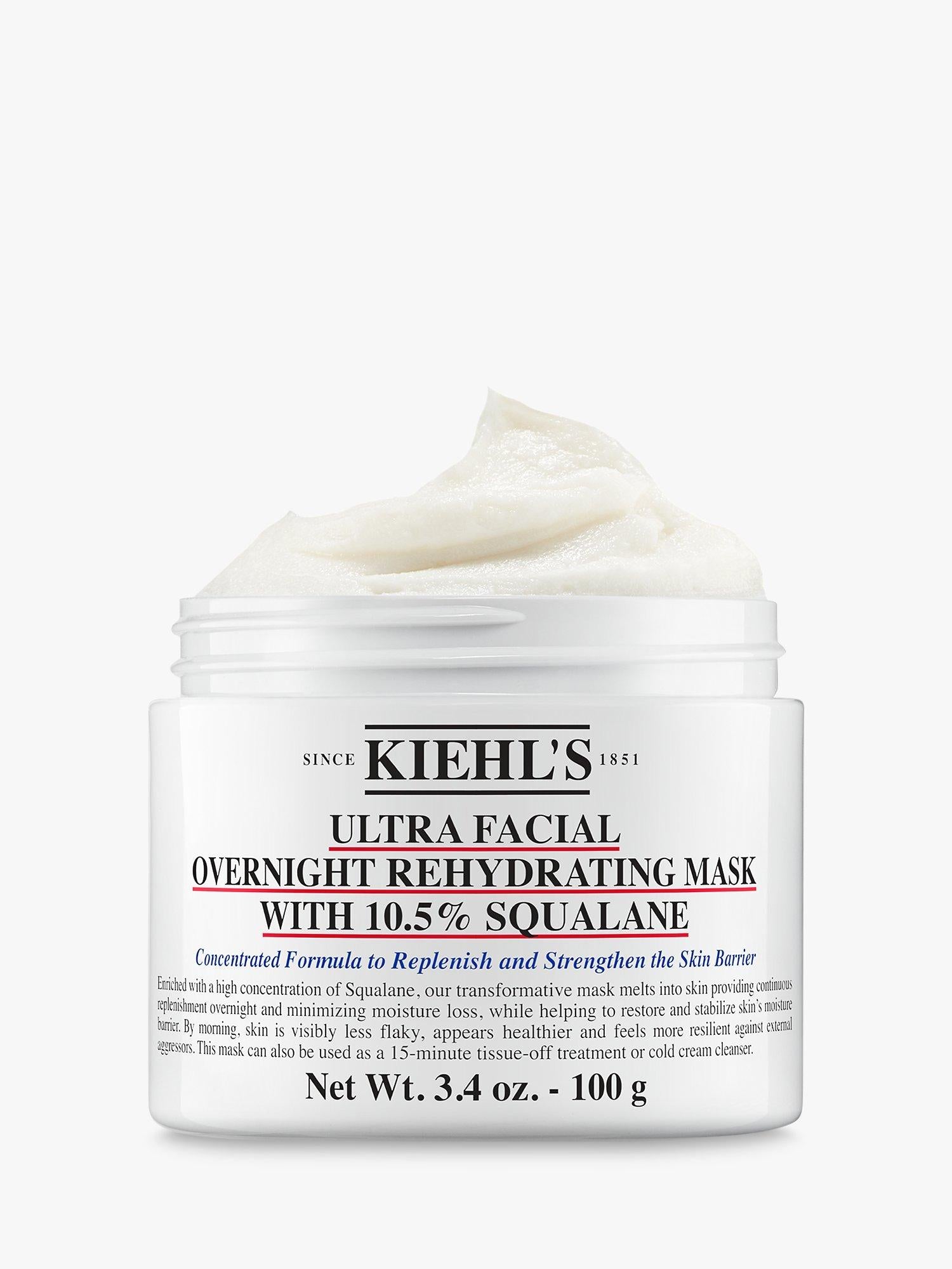 Kiehl's overnight rehydrating mask 100g (British brand)