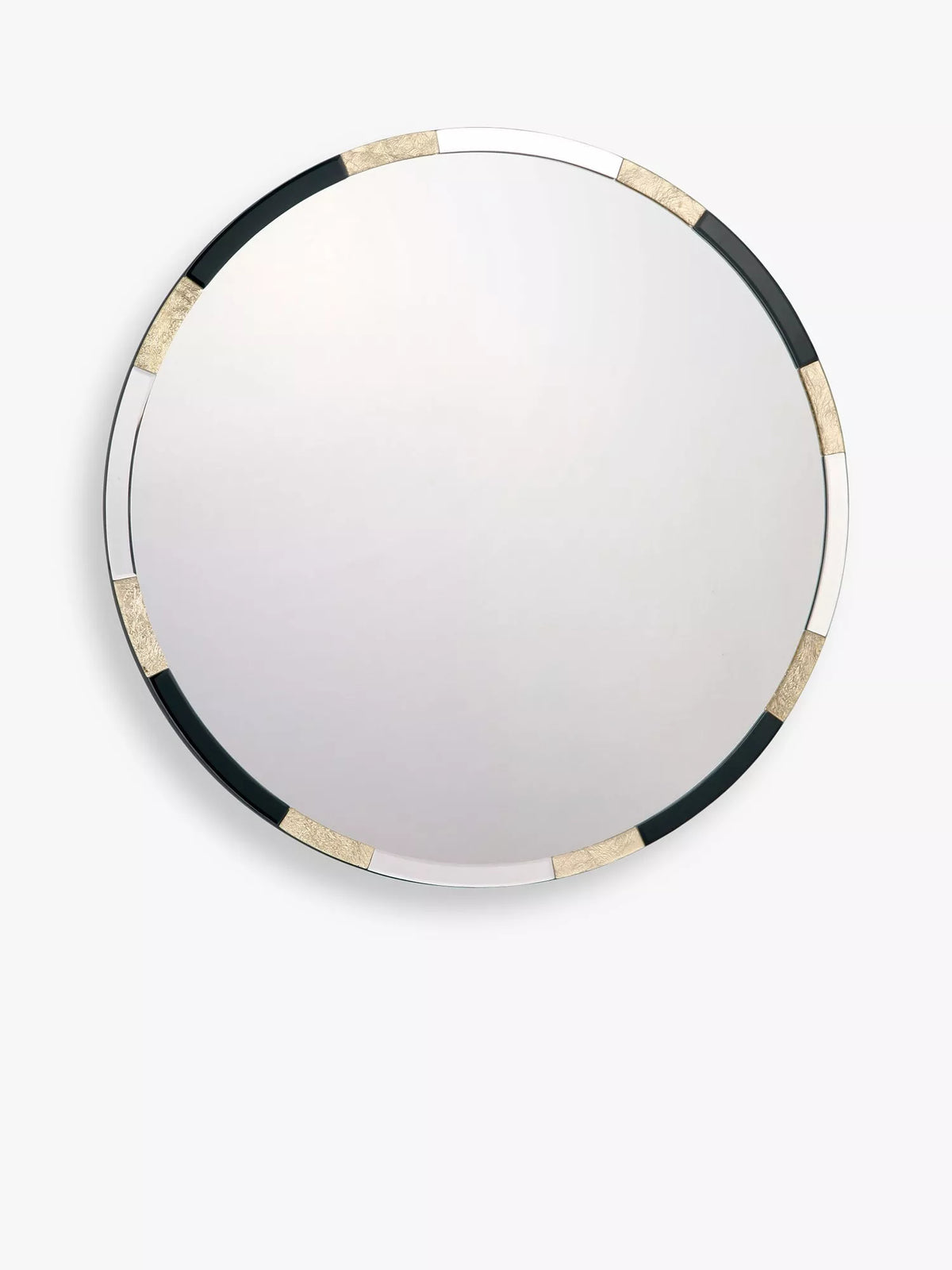 Där round wall mirror gold and black 80cm - British product