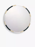 Där round wall mirror gold and black 80cm - British product
