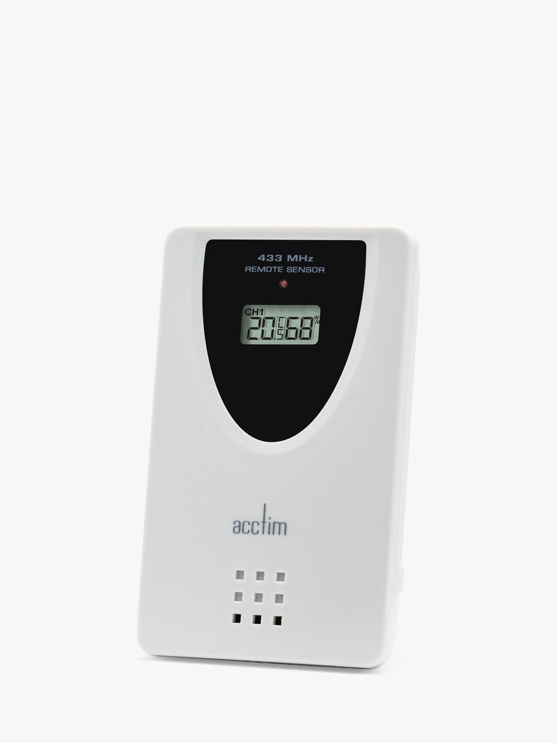 Acctim Ermir LCD digital weather station clock grey (British brand)