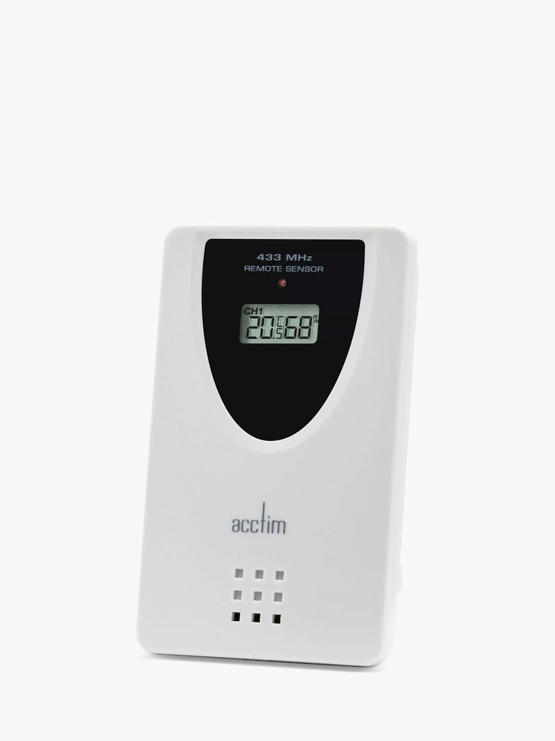 Acctim Ermir LCD digital weather station clock grey (British brand)