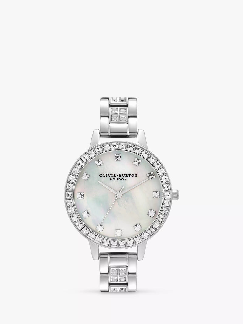 Olivia Burton Treasure crystal bracelet watch (British brand)