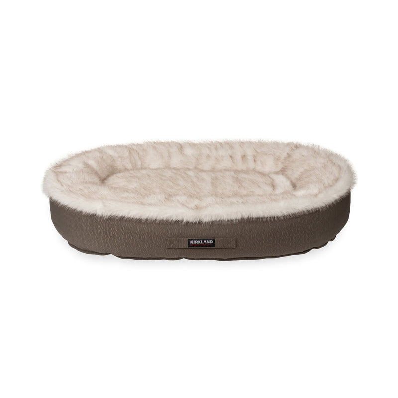Kirkland Signature Oval Cuddler Pet Bed 46x32 inches - British product