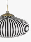 John Lewis Okapi pendant ceiling light black and white - British product