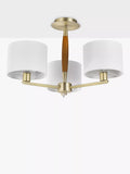 John Lewis Spindle ceiling light walnut stained ash (British brand)