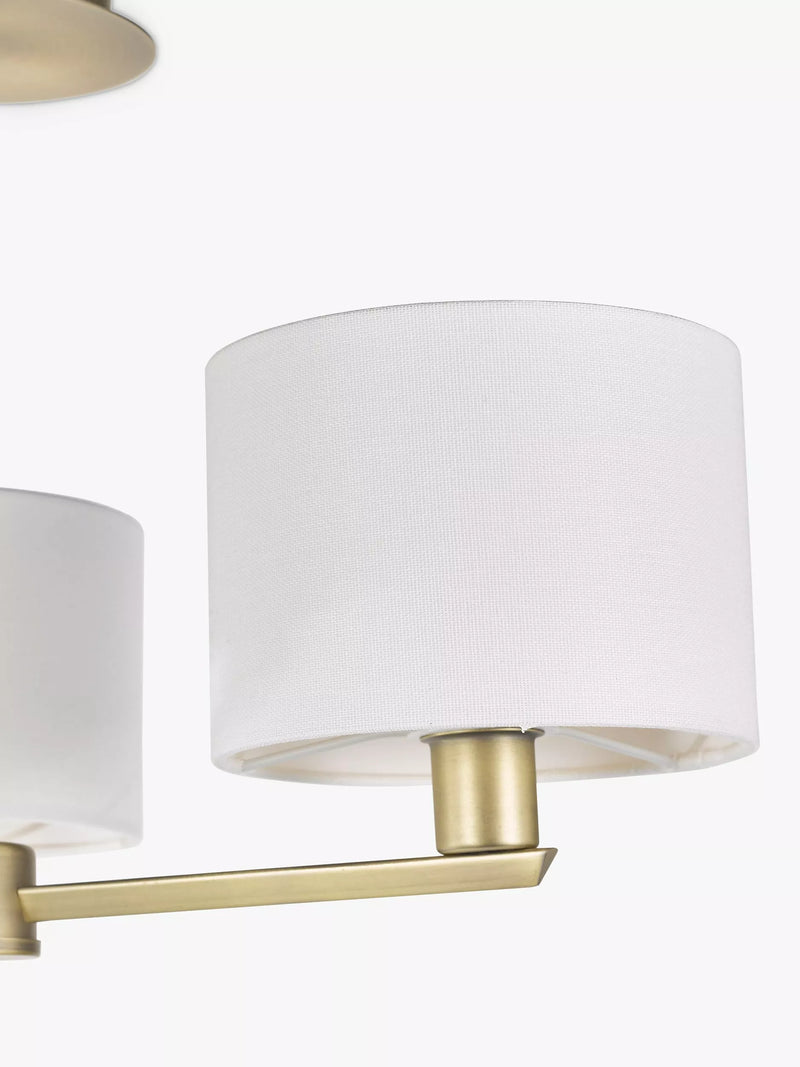 John Lewis Spindle ceiling light walnut stained ash (British brand)
