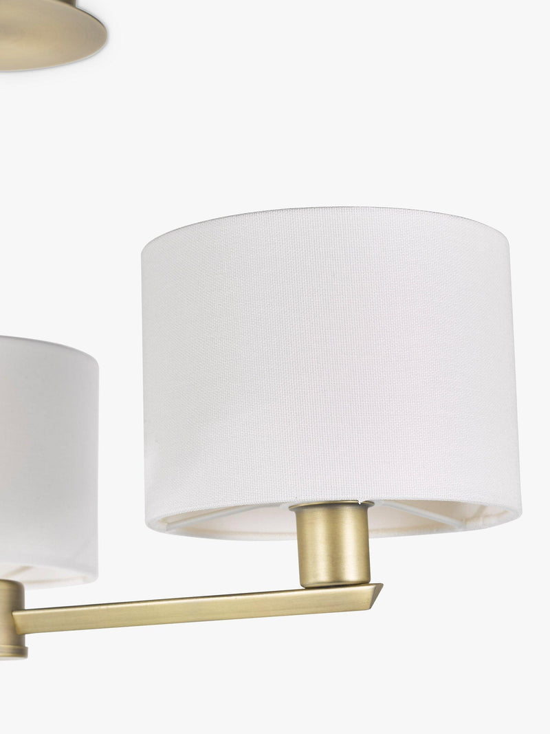 John Lewis Spindle ceiling light walnut stained ash (British brand)