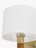 John Lewis Spindle light antique brass walnut stained ash imported from UK